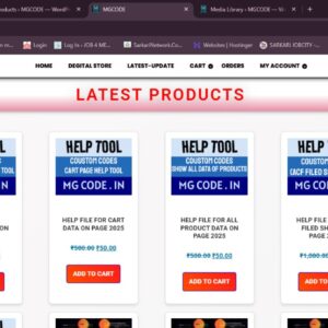 CUSTOM PRODUCT DATA CSS SHOW ON PAGE 2025