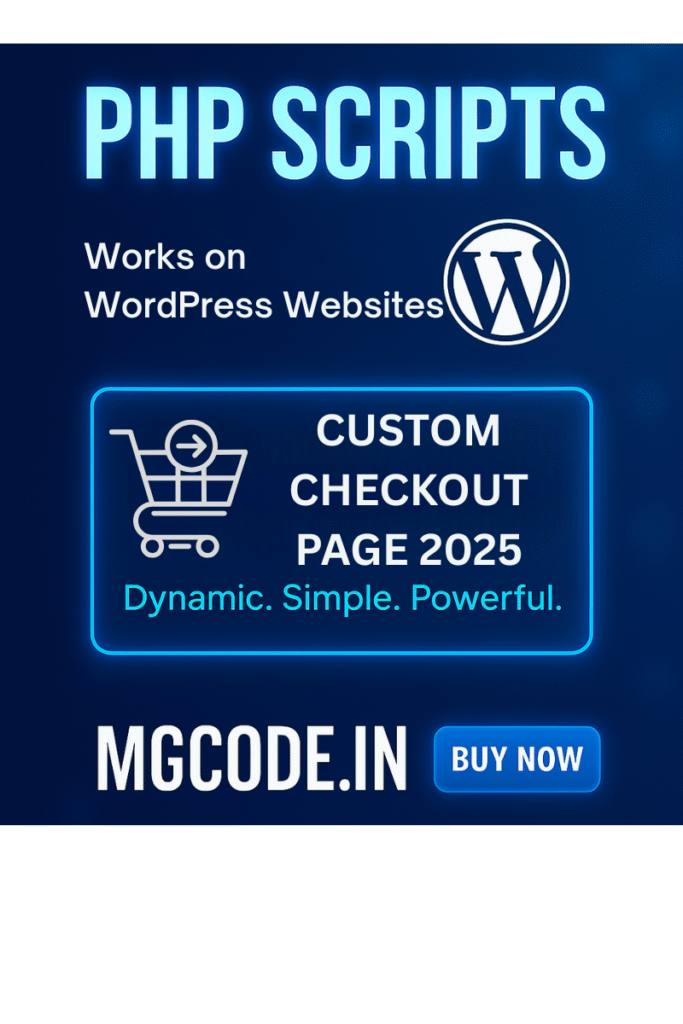 CUSTOM CHECKOUT SHOW ON PAGE 2025