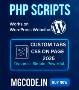 CUSTOM BOTTOM TAB SHOW ON PAGE 2025