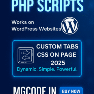 CUSTOM BOTTOM TAB SHOW ON PAGE 2025