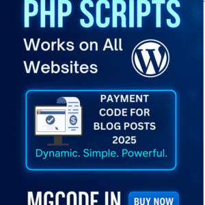 CUSTOM PAYMENT CODE FOR BLOG 2025